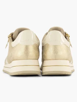 Comfort Schoenen|Easy Street Beige Comfort Sneaker
