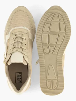 Comfort Schoenen|Easy Street Beige Comfort Sneaker