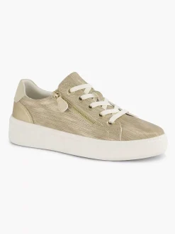 Comfort Schoenen|Easy Street Beige Comfort Sneaker