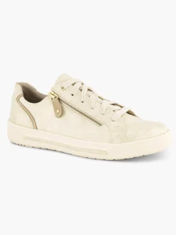 Comfort Schoenen|Easy Street Beige Comfort Sneaker