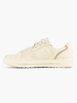 Comfort Schoenen|Easy Street Beige Comfort Sneaker