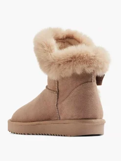 Enkellaarzen & Boots|Graceland Beige Enkelboot Gevoerd