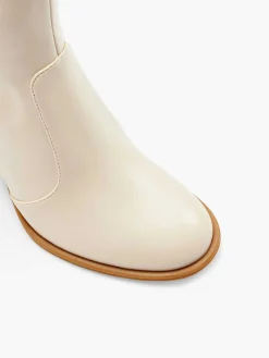 Enkellaarzen & Boots|Graceland Beige Enkellaars Hak
