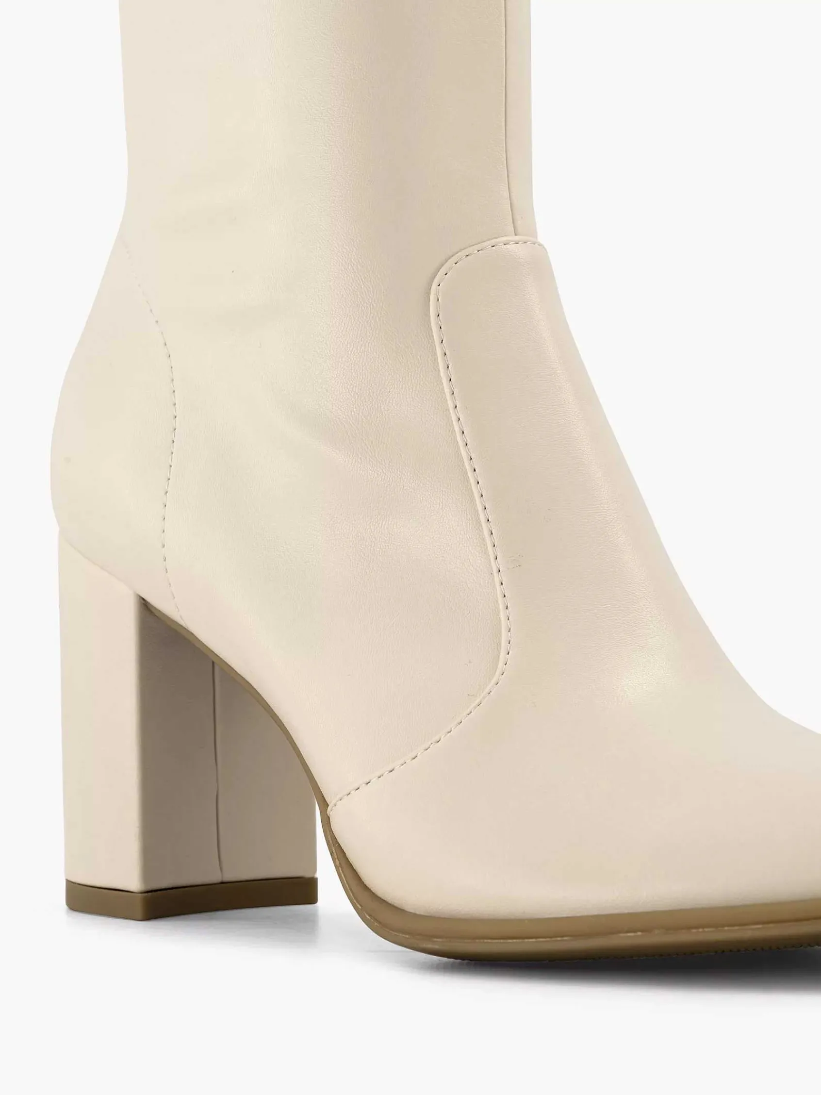Enkellaarzen & Boots|Graceland Beige Enkellaars Hak