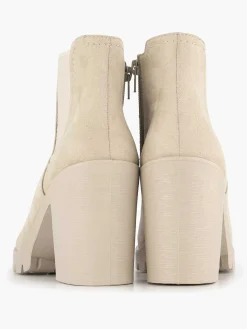 Enkellaarzen & Boots|Graceland Beige Enkellaars Hak