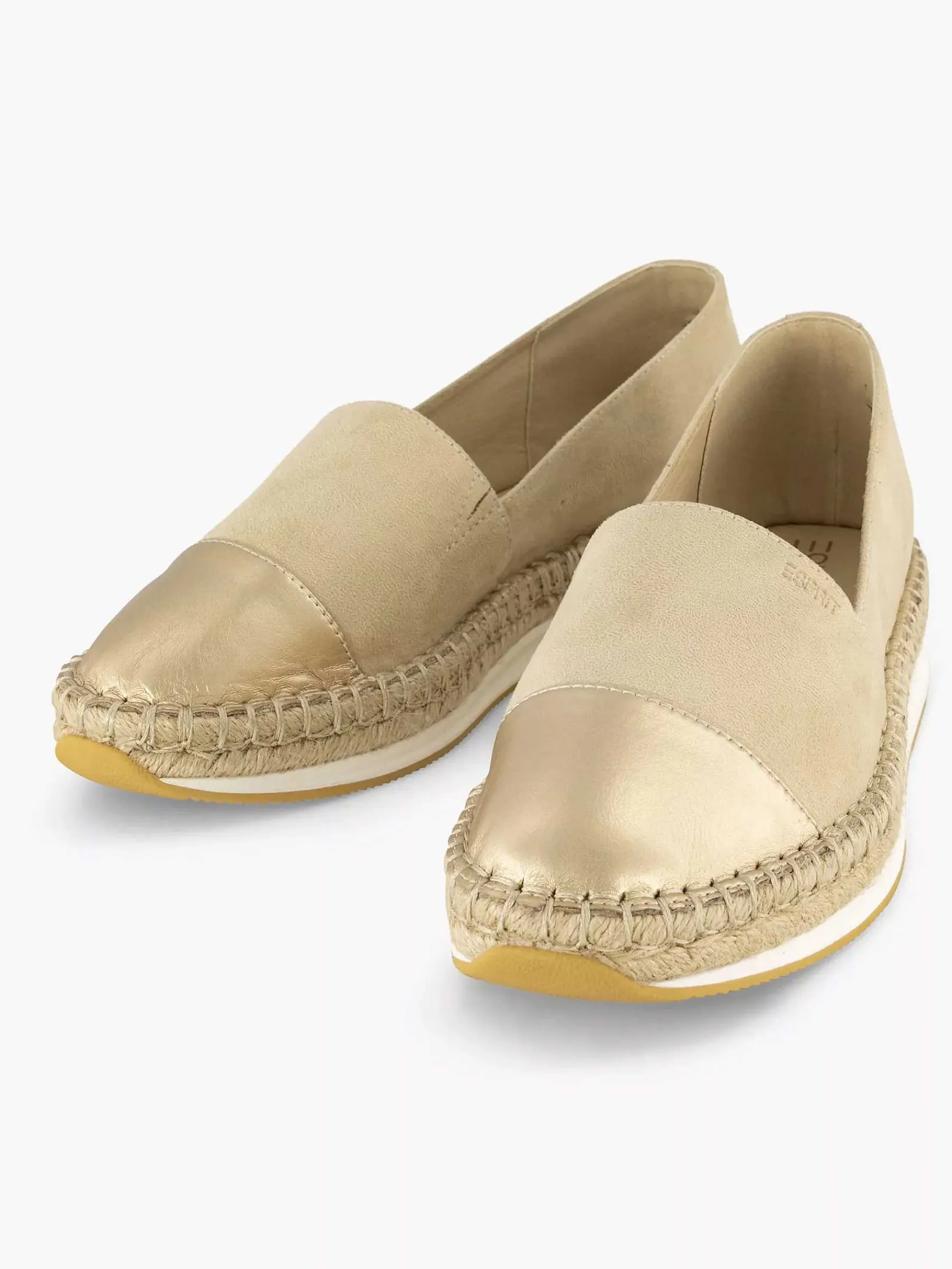 Instappers|Esprit Beige Espadrille