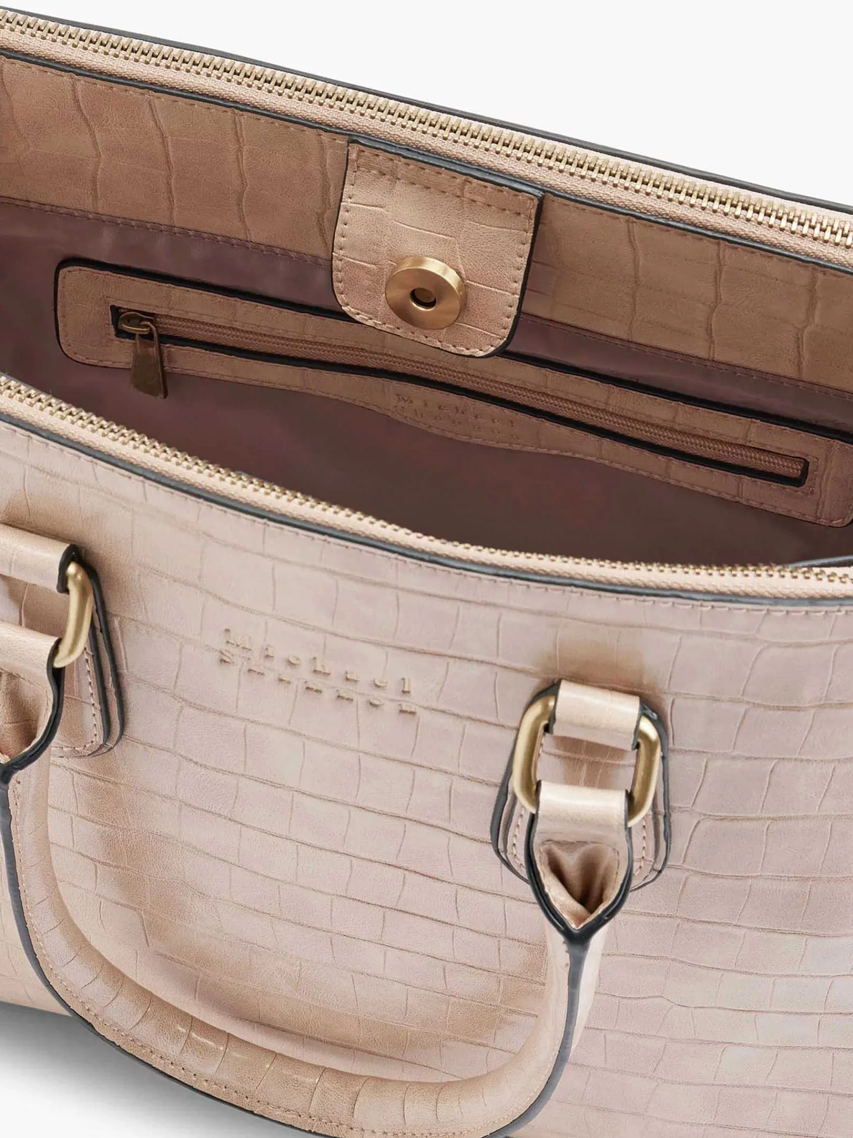 Online Exclusive Accessoires|Michael Shannon Beige Handtas