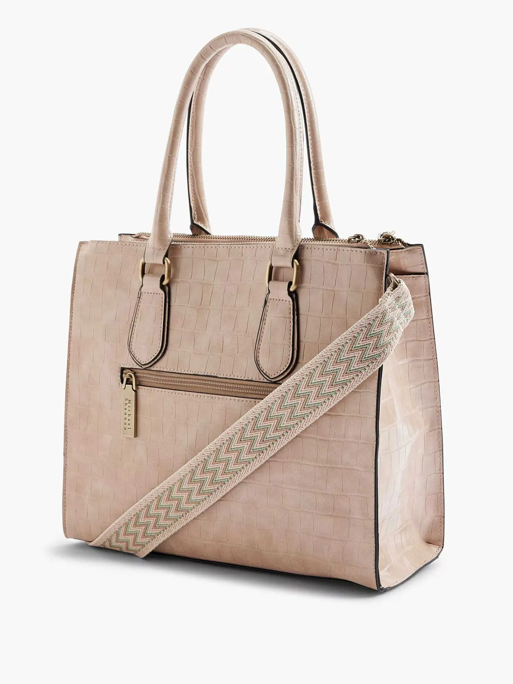 Online Exclusive Accessoires|Michael Shannon Beige Handtas