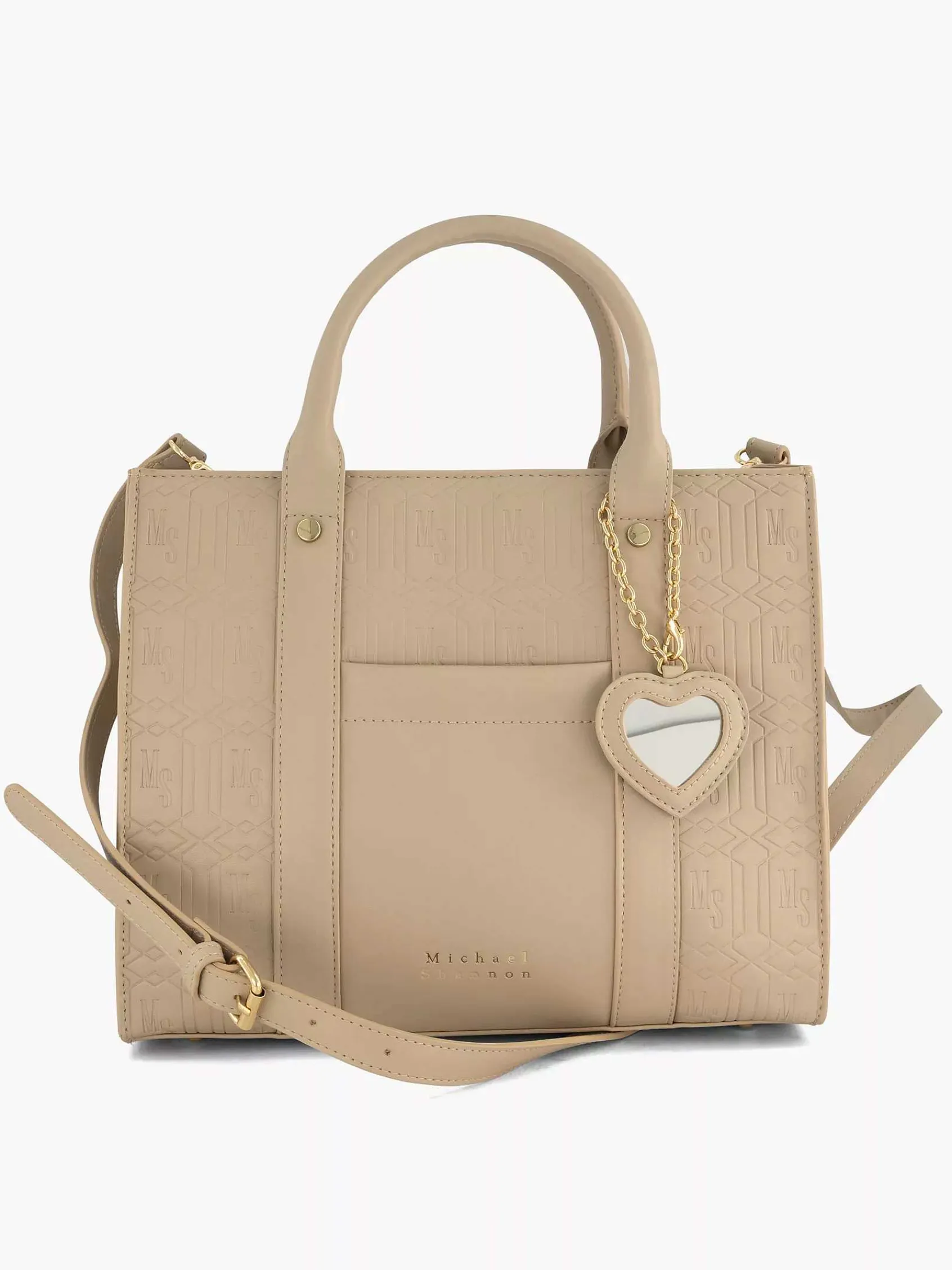 Online Exclusive Accessoires|Michael Shannon Beige Handtas