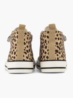 Babyschoenen|Graceland Beige Hoge Canvas Sneaker