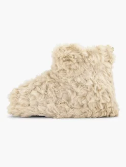 Jongensschoenen|Cupcake Couture Beige Hoge Pantoffel Plush
