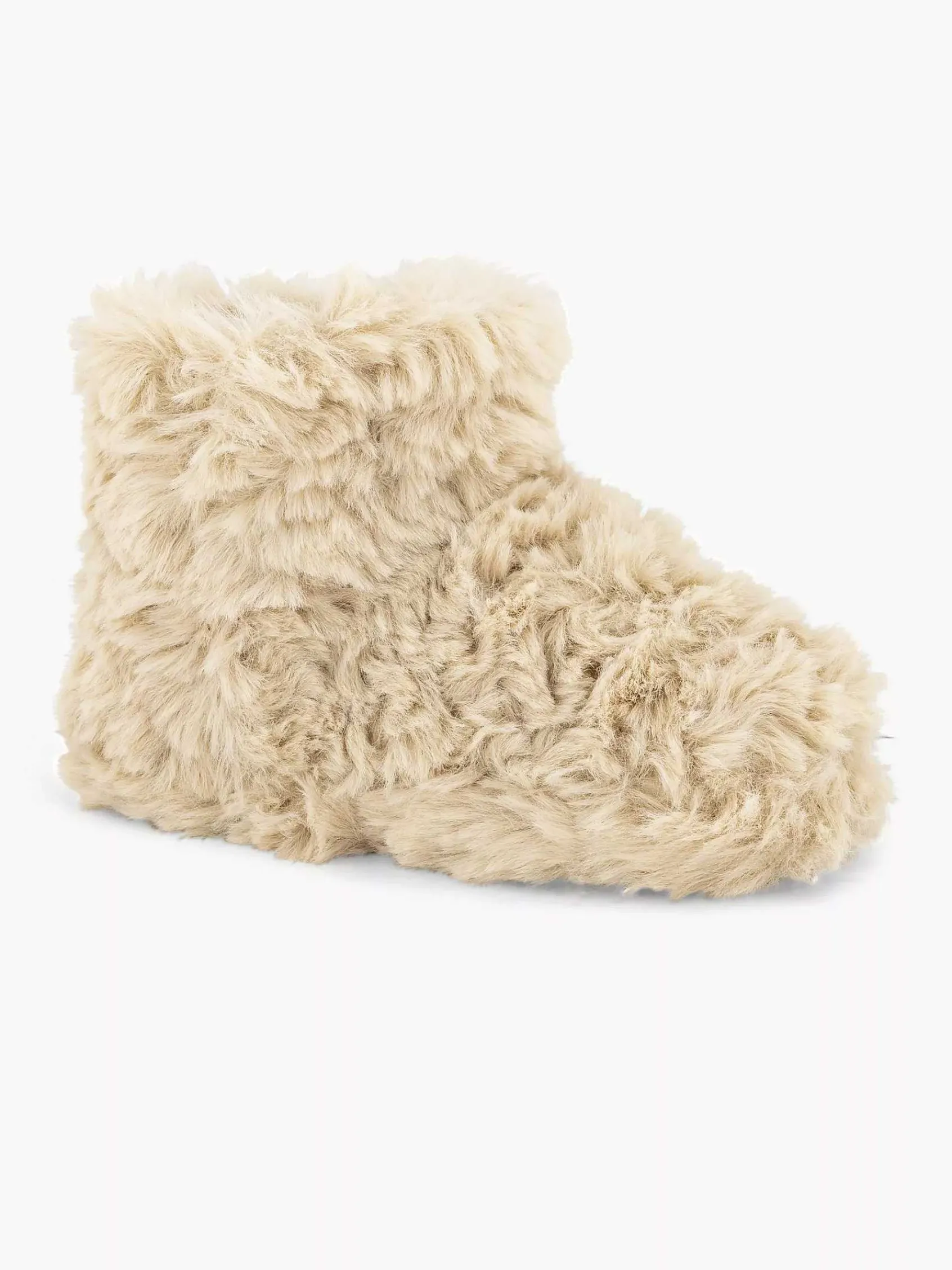 Jongensschoenen|Cupcake Couture Beige Hoge Pantoffel Plush