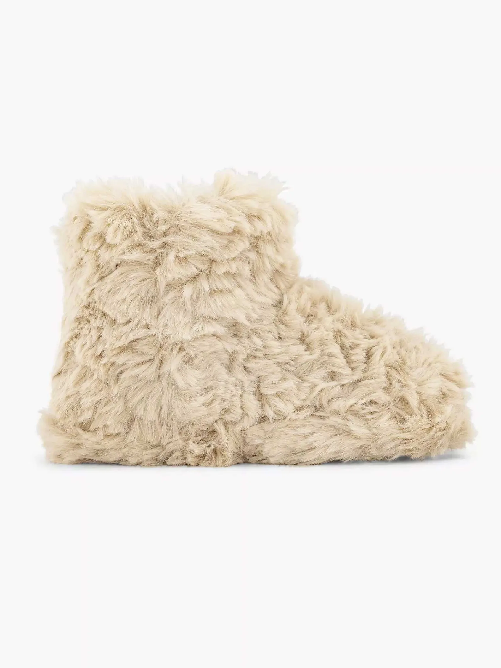 Jongensschoenen|Cupcake Couture Beige Hoge Pantoffel Plush