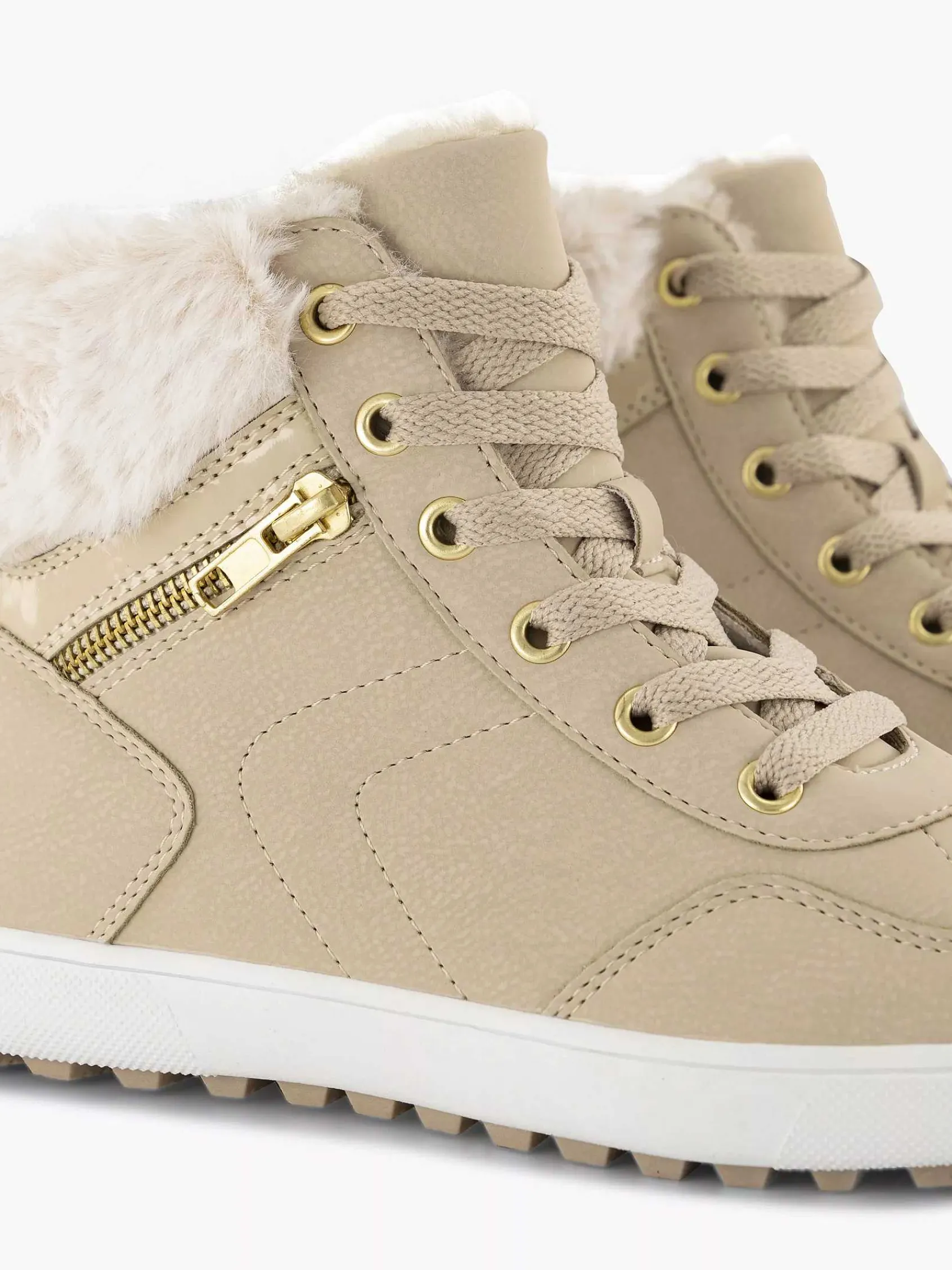 Sneakers|Graceland Beige Hoge Sneaker
