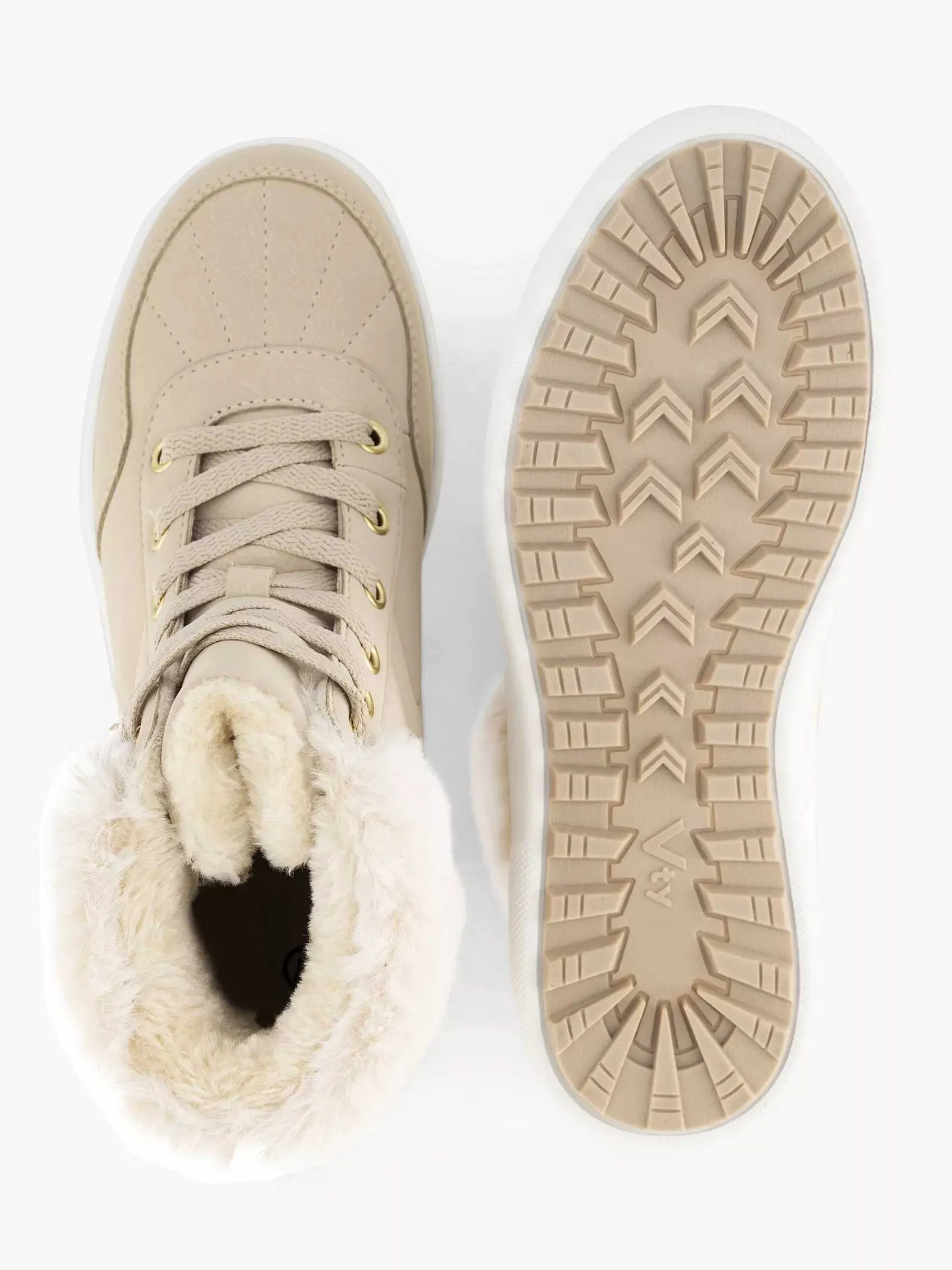 Sneakers|Graceland Beige Hoge Sneaker