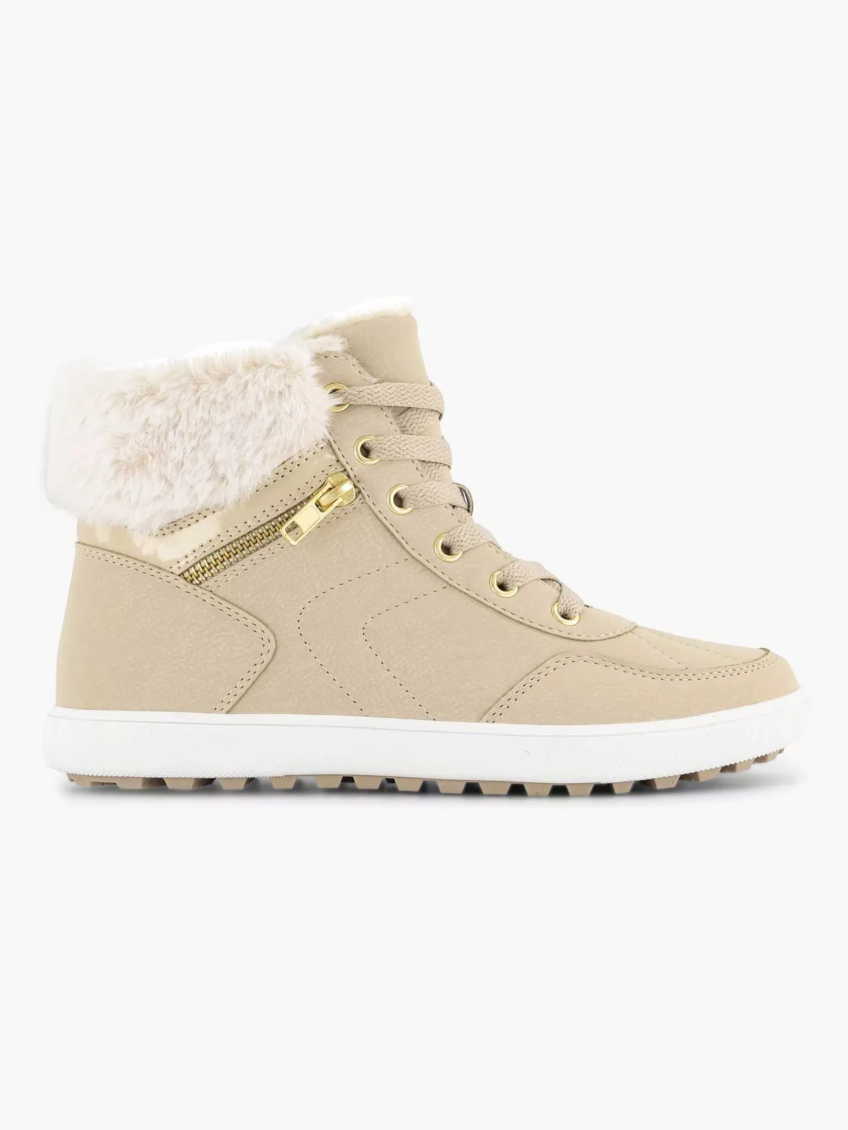 Sneakers|Graceland Beige Hoge Sneaker
