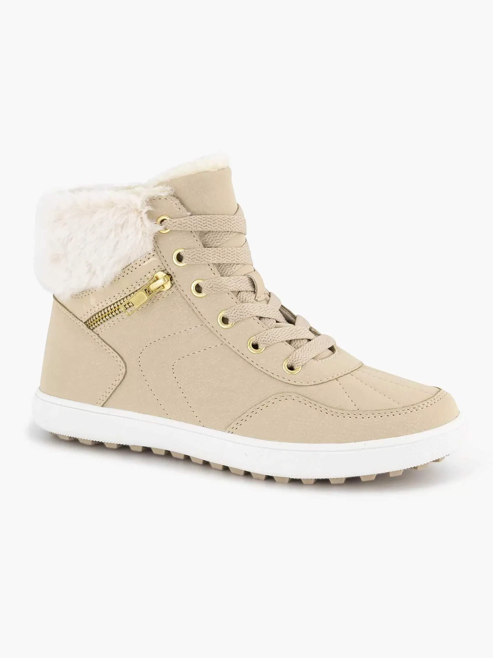 Sneakers|Graceland Beige Hoge Sneaker