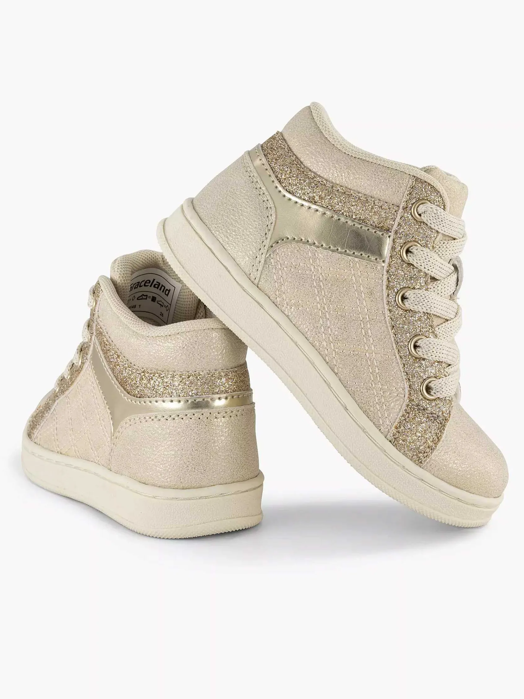 Jongensschoenen|Graceland Beige Hoge Sneaker