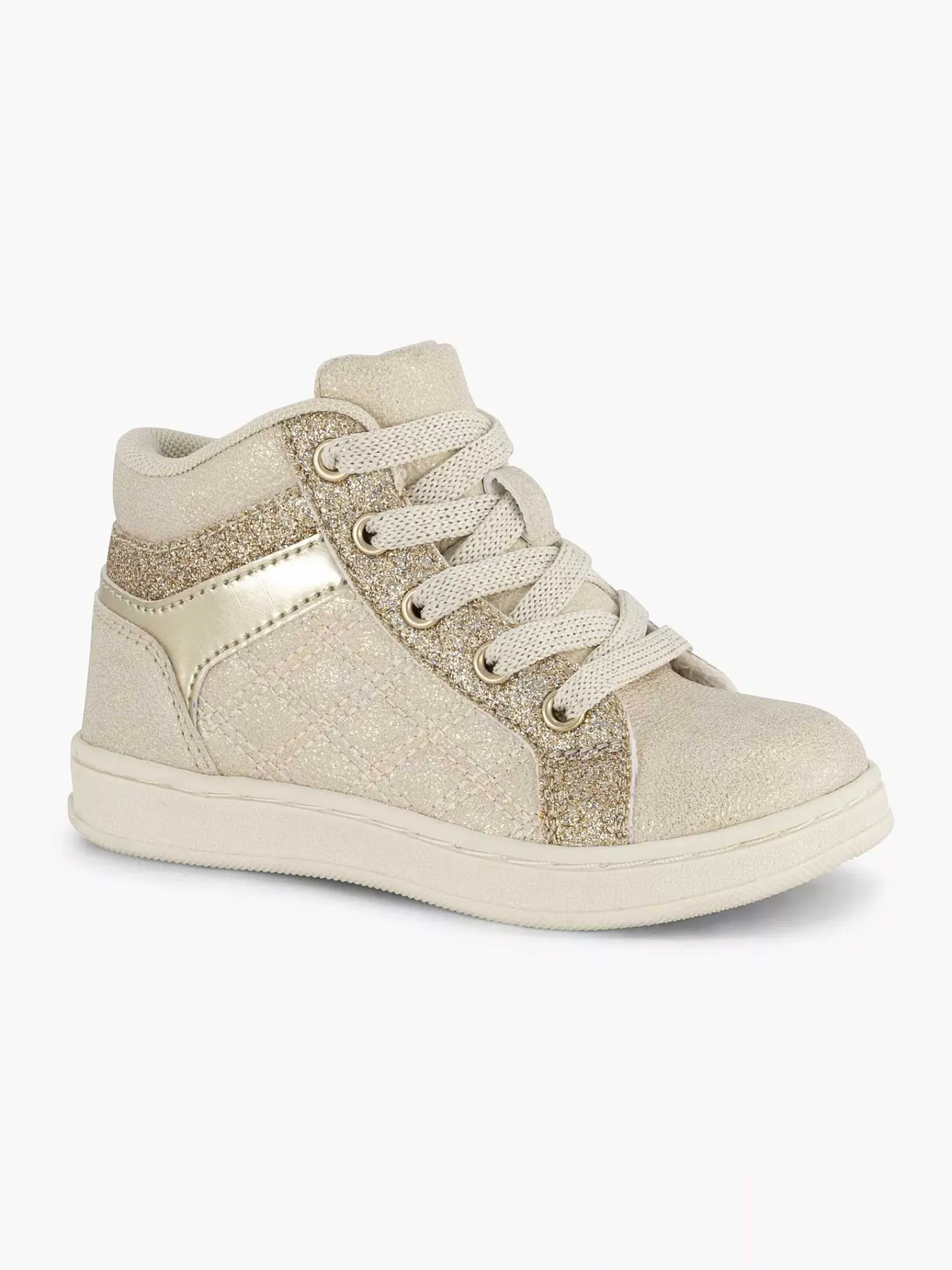 Jongensschoenen|Graceland Beige Hoge Sneaker
