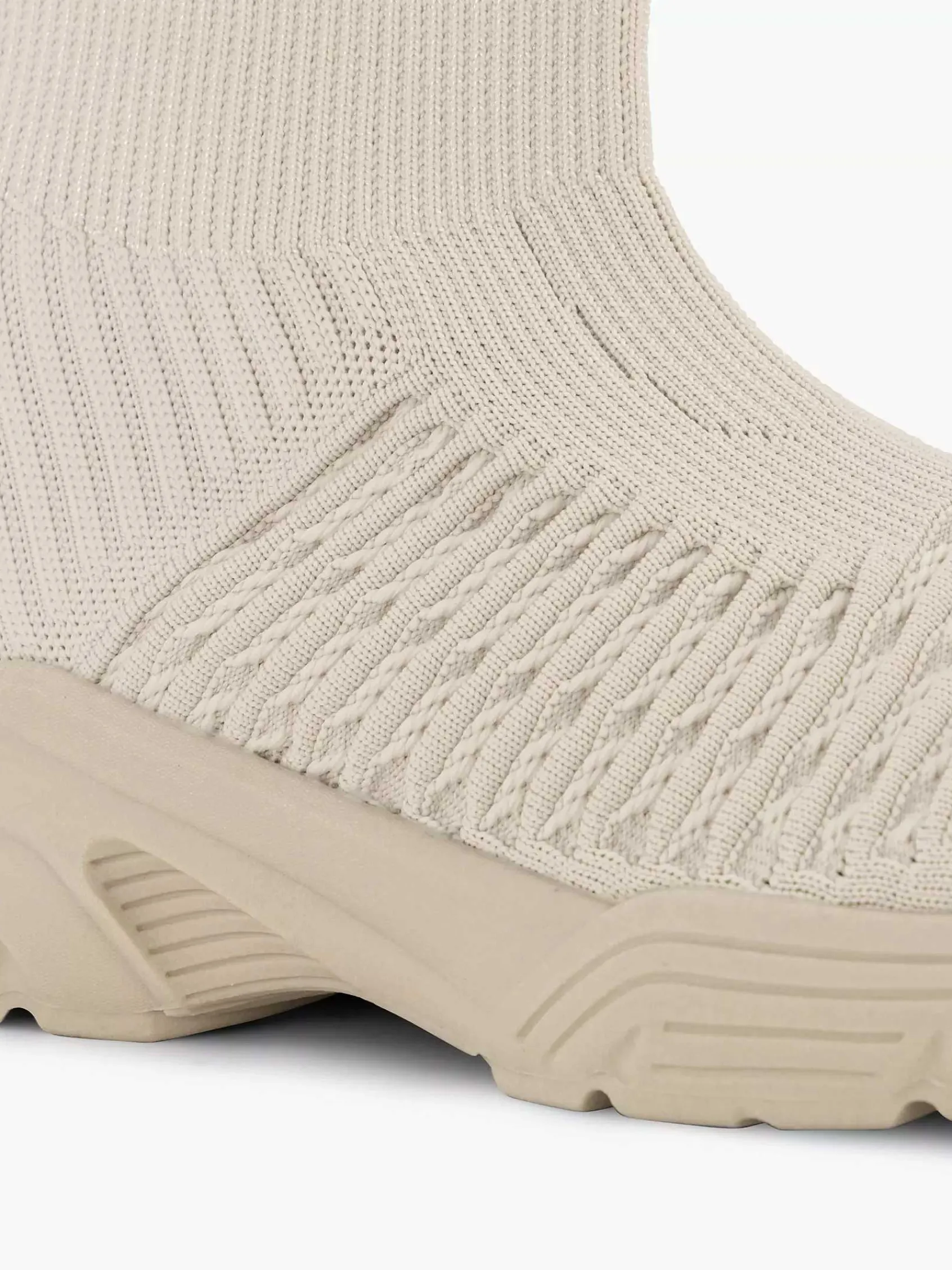 Sneakers|Oxmox Beige Hoge Sneaker