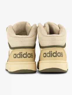Jongensschoenen|adidas Beige Hoops Mid 3.0 K