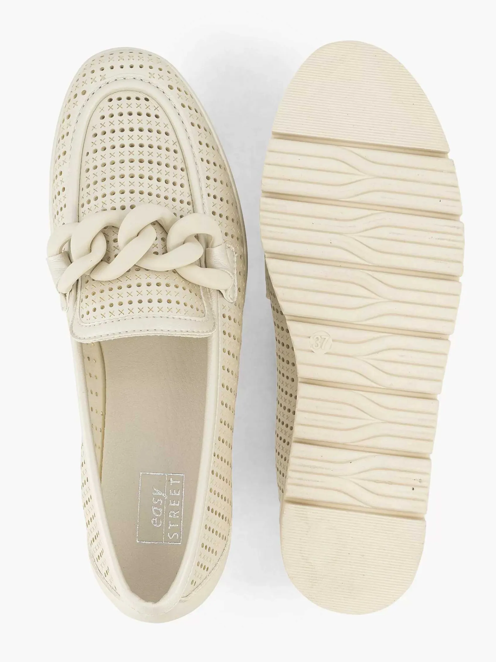 Comfort Schoenen|Easy Street Beige Instapper
