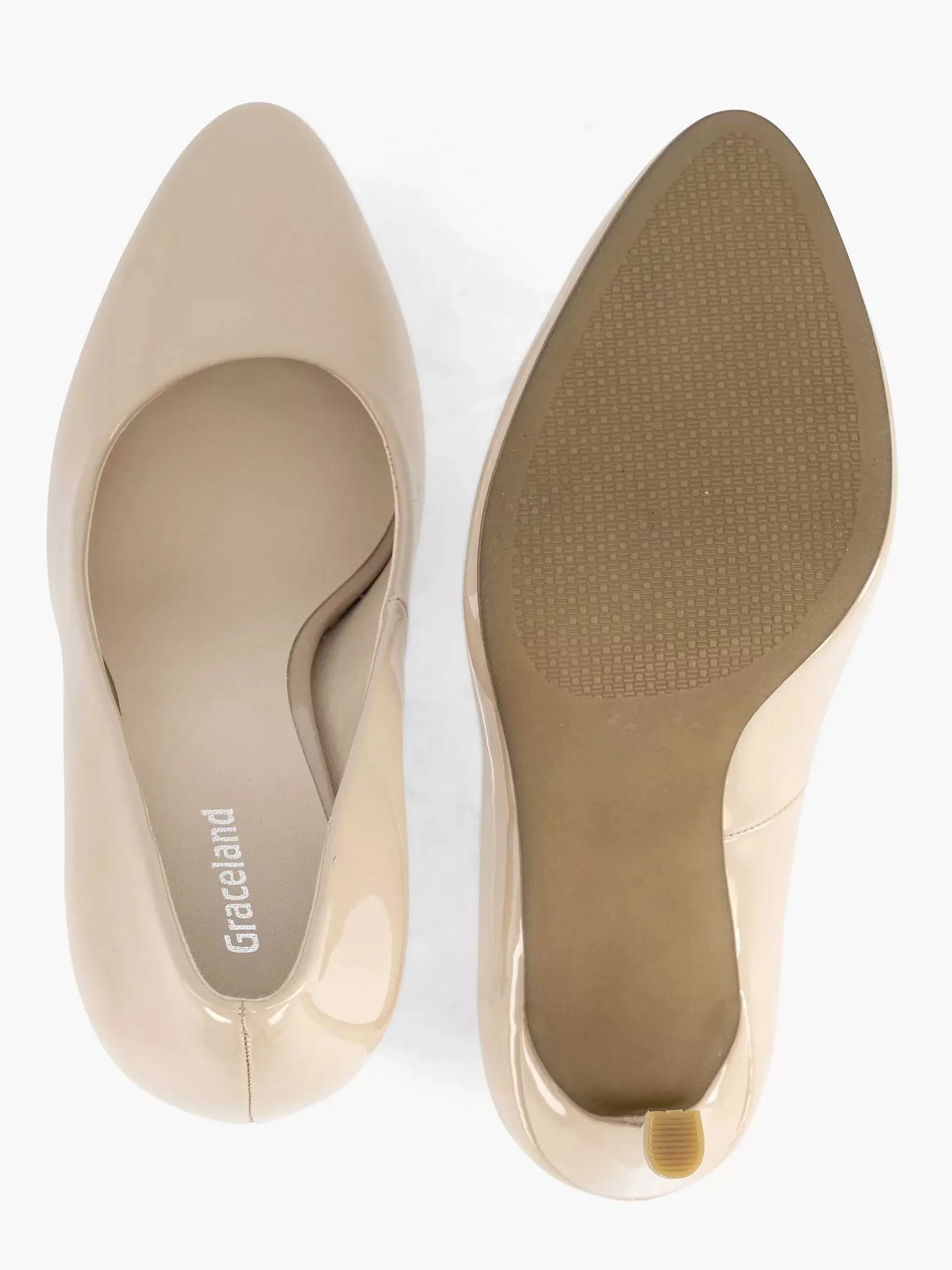 Pumps|Graceland Beige Lak Pump
