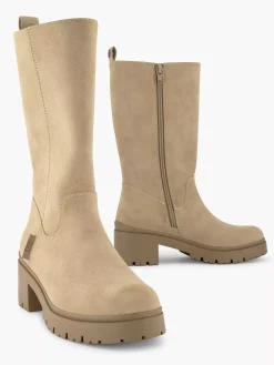 Jongensschoenen|Oxmox Beige Lange Laars
