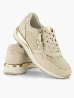 Sneakers|Medicus Beige Leren Comfort Sneaker