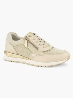 Sneakers|Medicus Beige Leren Comfort Sneaker