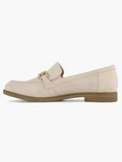 Comfort Schoenen|Medicus Beige Leren Instapper