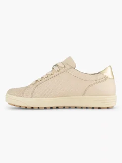 Sneakers|Medicus Beige Leren Sneaker