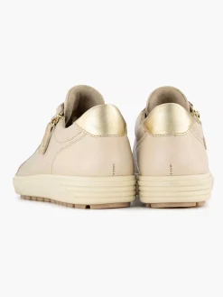 Sneakers|Medicus Beige Leren Sneaker