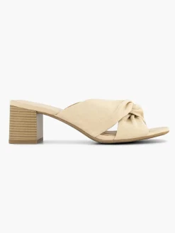 Sandalen|Graceland Beige Muiltje Knoop