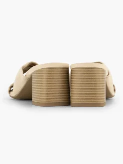 Sandalen|Graceland Beige Muiltje Knoop