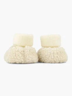 Jongensschoenen|vanHaren Beige Pantoffel Teddy