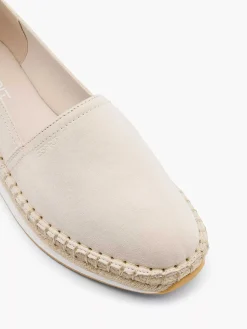 Instappers|Esprit Beige Platform Espadrille