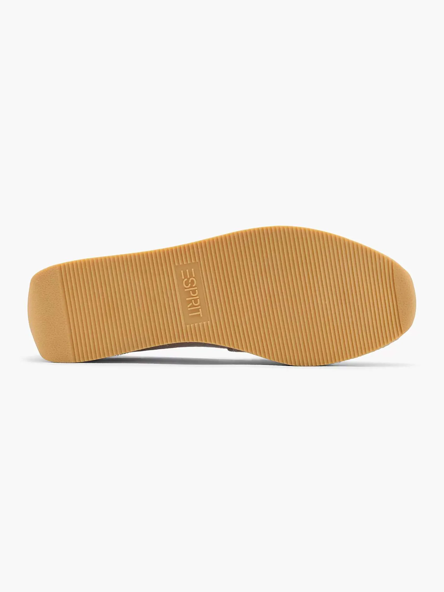 Instappers|Esprit Beige Platform Espadrille