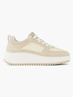Sneakers|Oxmox Beige Platform Sneaker