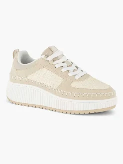 Sneakers|Oxmox Beige Platform Sneaker