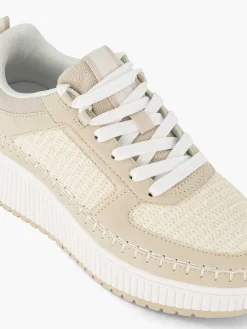 Sneakers|Oxmox Beige Platform Sneaker