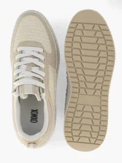 Sneakers|Oxmox Beige Platform Sneaker