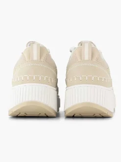 Sneakers|Oxmox Beige Platform Sneaker