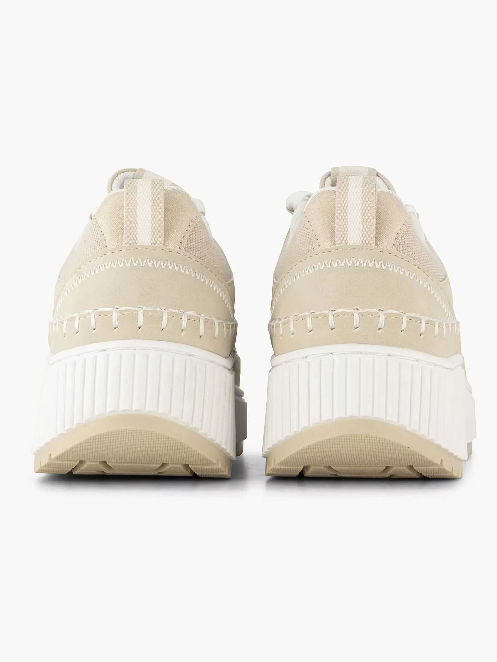 Sneakers|Oxmox Beige Platform Sneaker