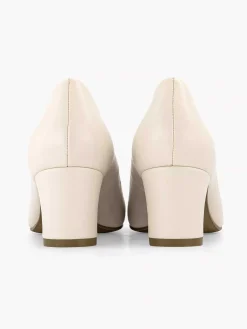 Hoge Hakken|Graceland Beige Pump Blokhak