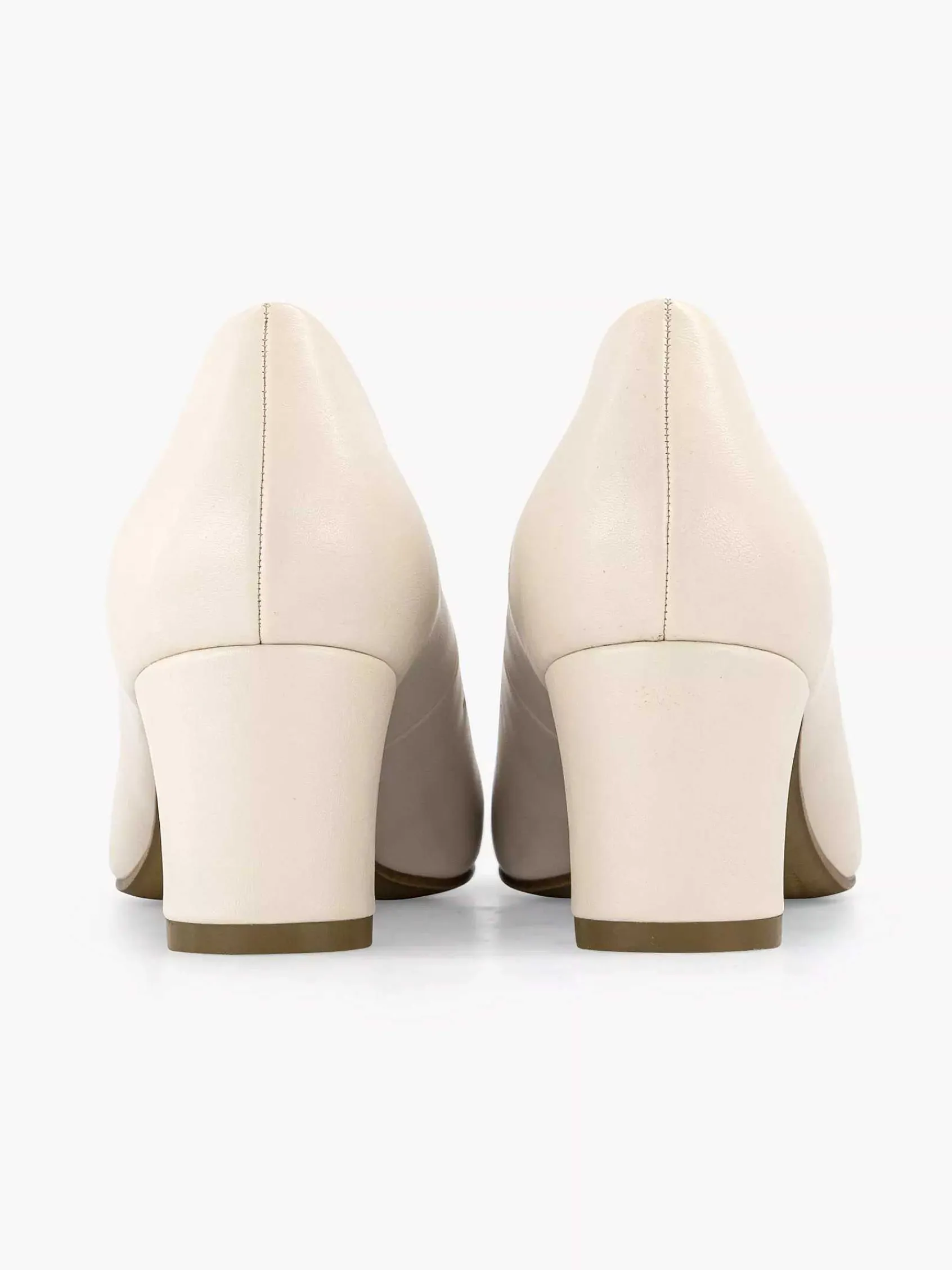 Hoge Hakken|Graceland Beige Pump Blokhak