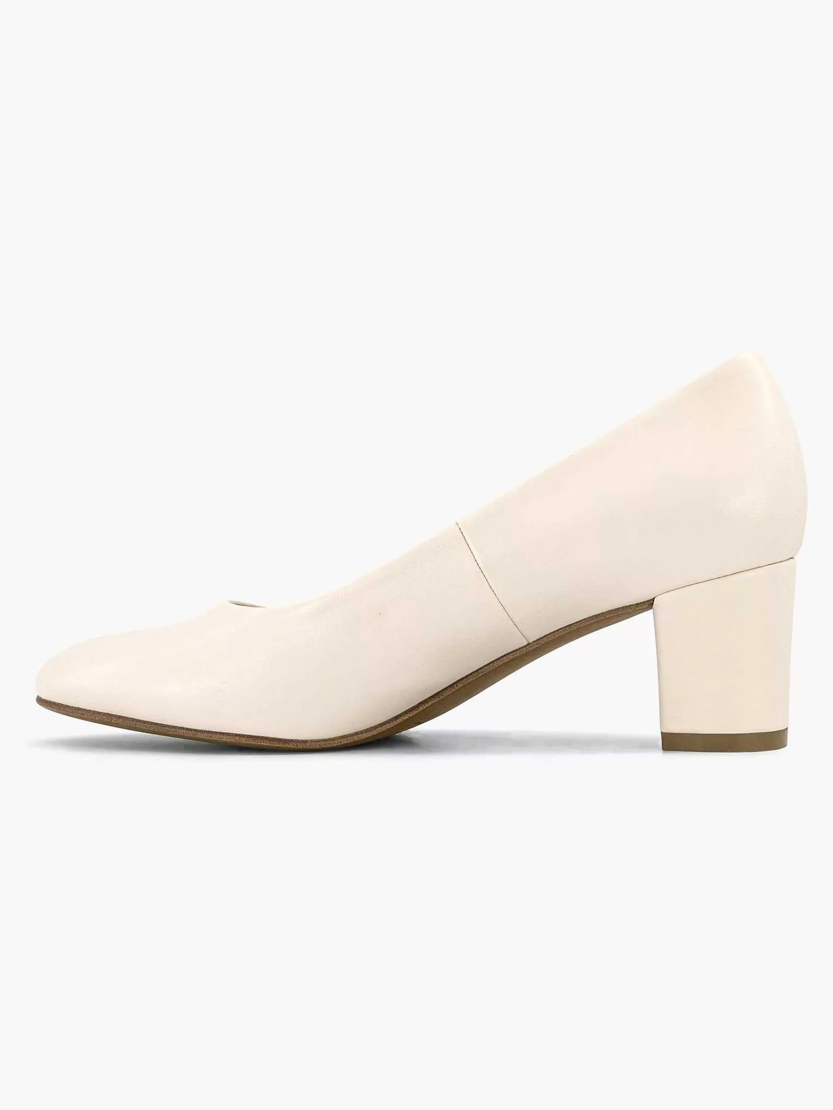 Hoge Hakken|Graceland Beige Pump Blokhak