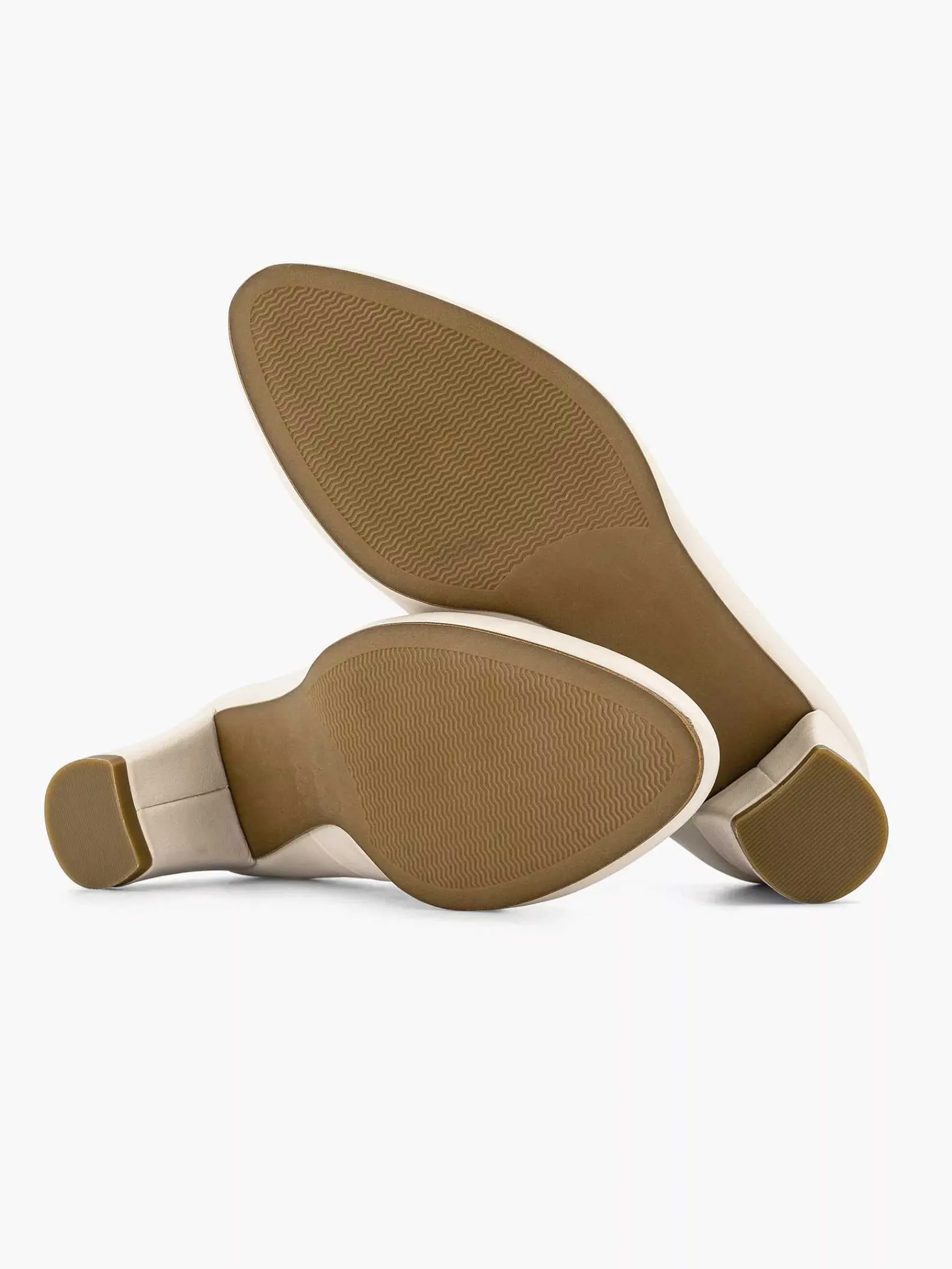 Hoge Hakken|Graceland Beige Pump Blokhak