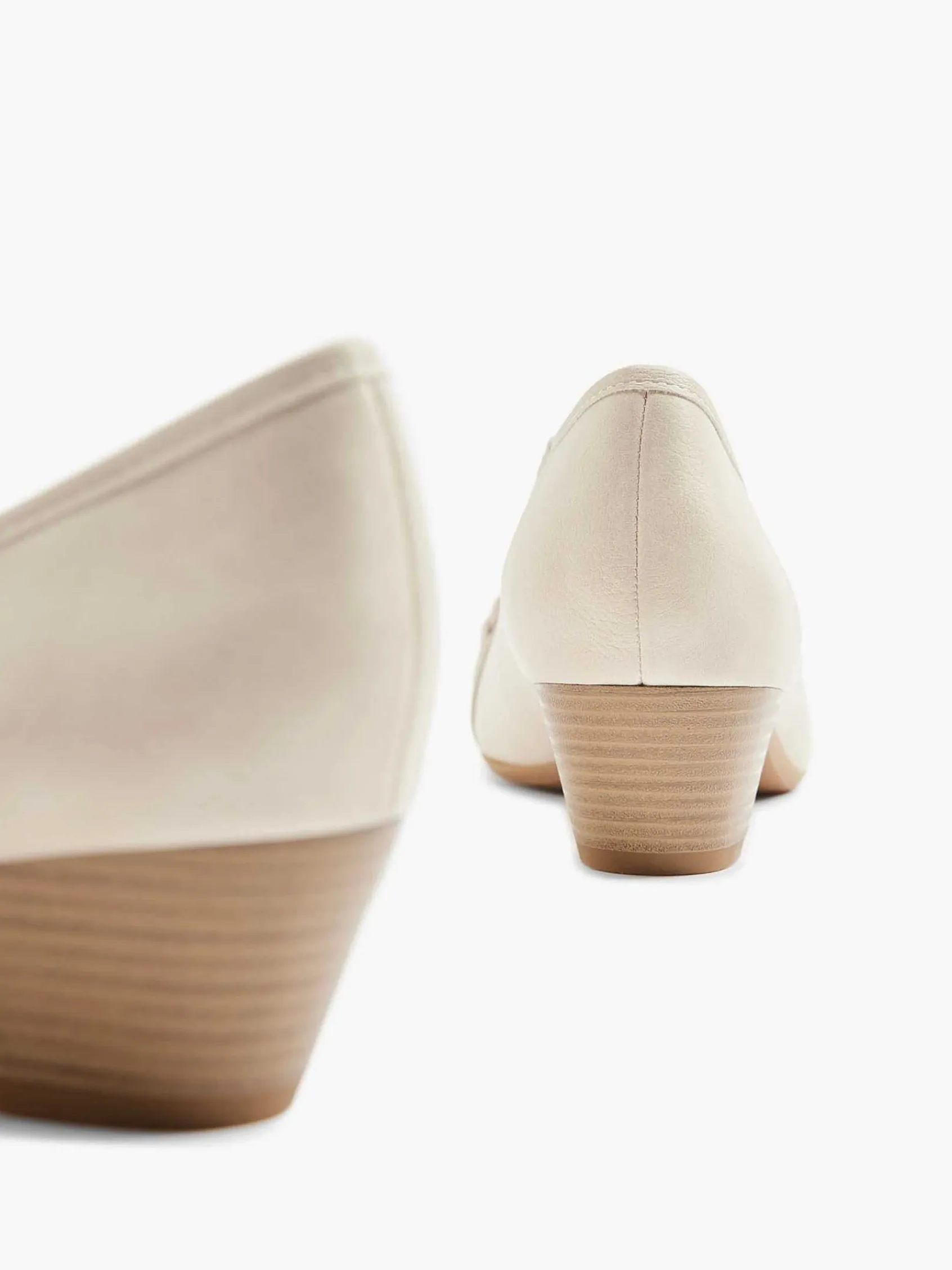 Comfort Schoenen|Easy Street Beige Pump Sierketting