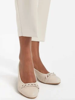 Comfort Schoenen|Easy Street Beige Pump Sierketting